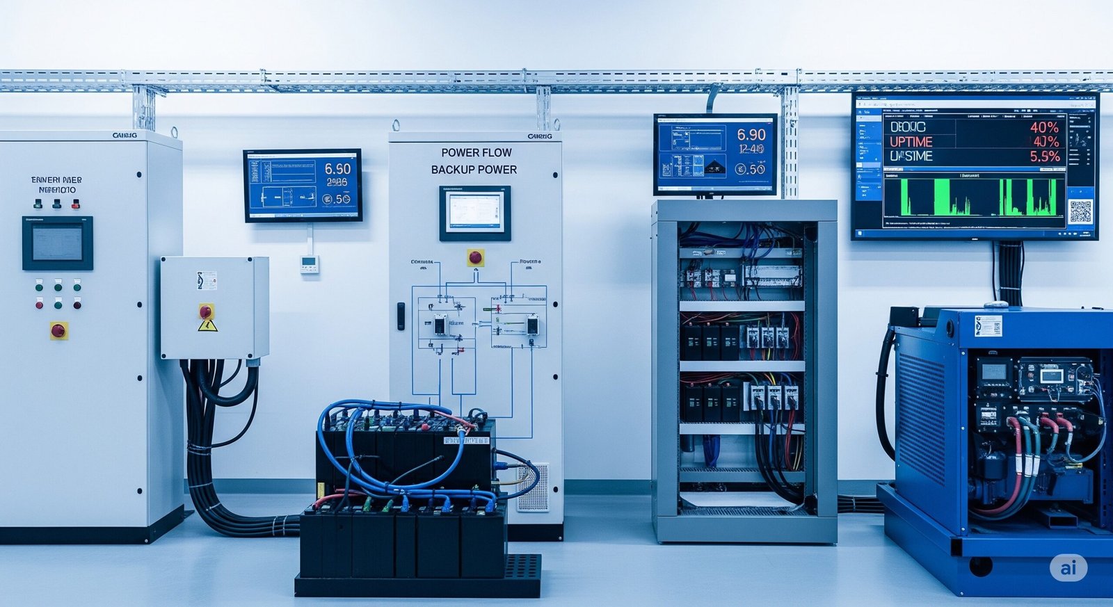 UPS Systems for Critical Infrastructure Protection / Insitect UPS systems provide critical infrastructure protection through advanced power protection and emergency power industrial solutions.