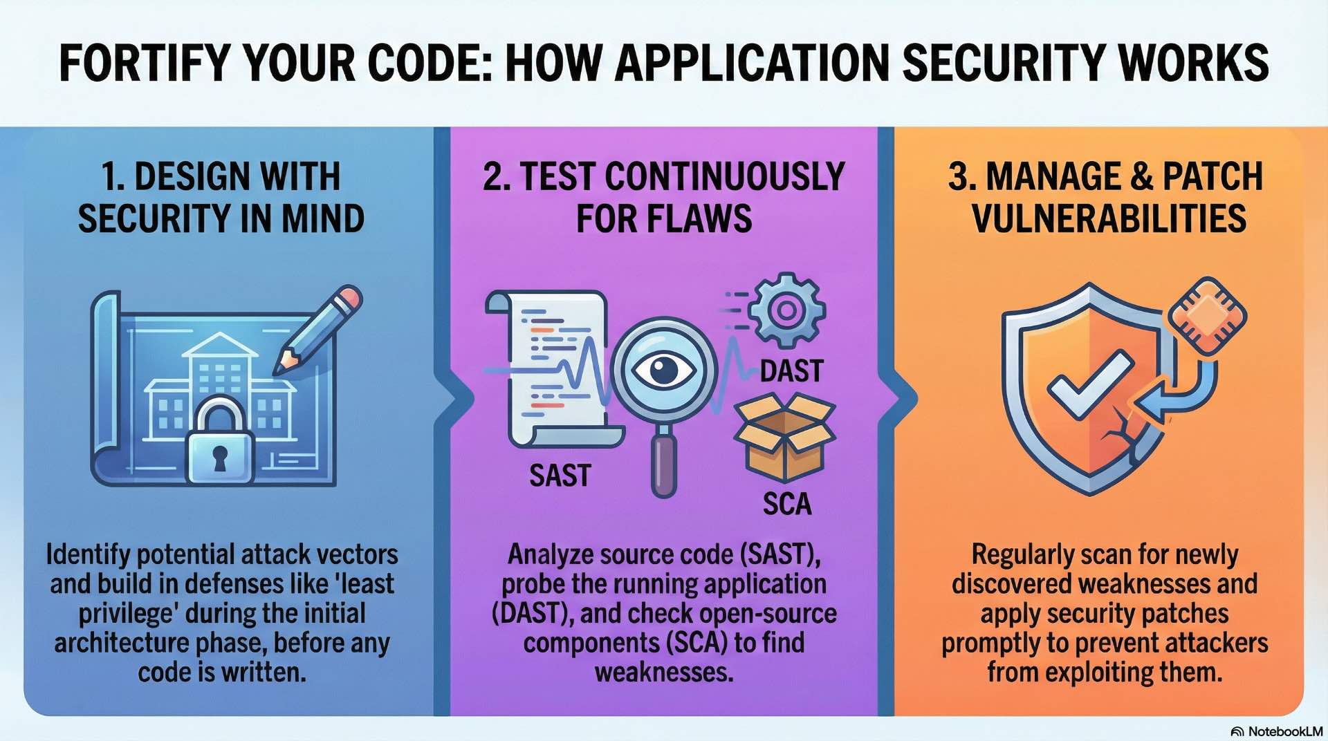 How Application Security Prevents Software Attacks Application security reduces software risk through secure design, vulnerability management, patching processes, and application testing practices.