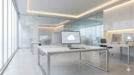 Cloud solutions deliver software and virtualization through shared infrastructure, including service models, deployment types, security, and management.