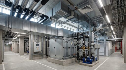HVAC systems are mechanical systems that provide heating, ventilation, and air conditioning to control indoor temperature and air quality.